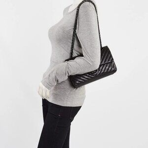 Chanel Black 2.55 Reissue Chevron Quilted Calfskin Leather So Black